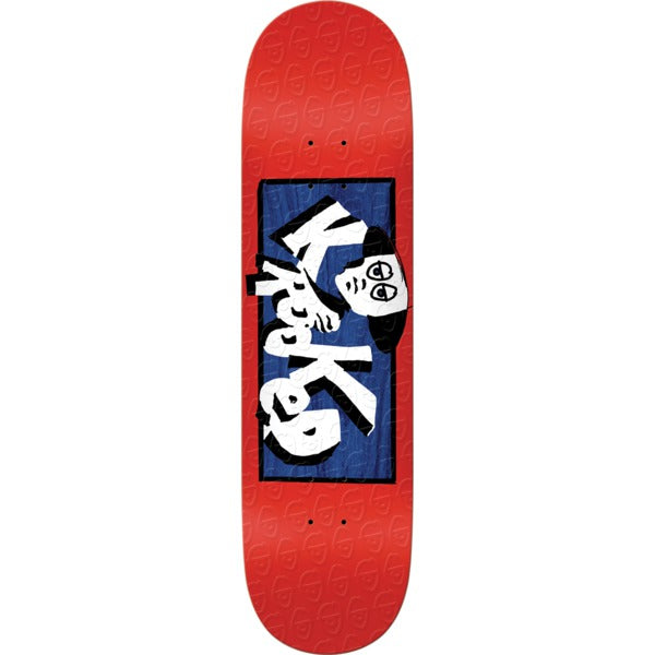 Krooked Incognito Embossed Skateboard Deck (Red)