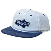 Nocturnal Divided Logo Hat (White/ Navy)