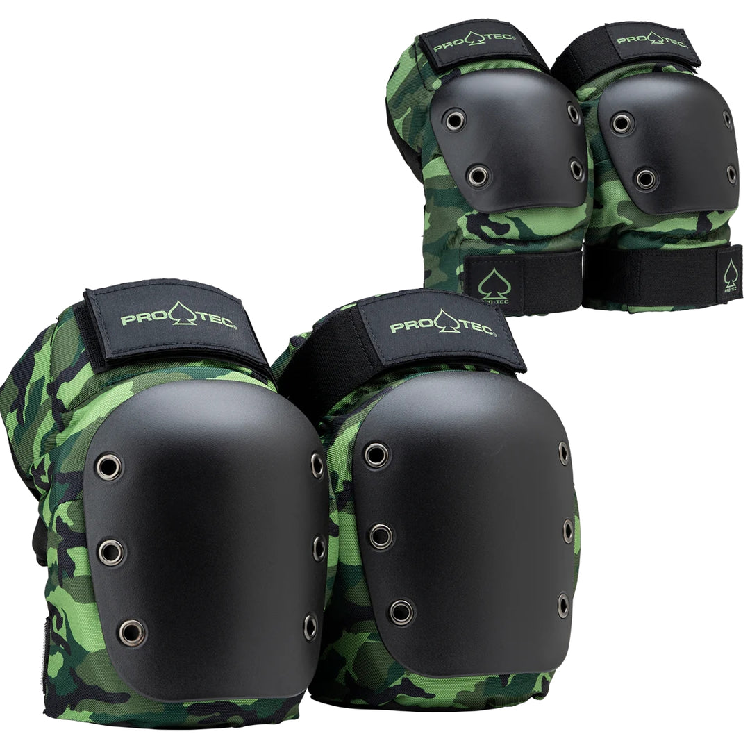 Pro-Tec Street 3 Pad Open Back Set (Camo)