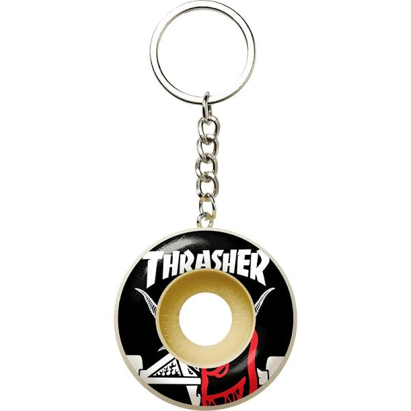 Spitfire x Thrasher Wheel Keychain