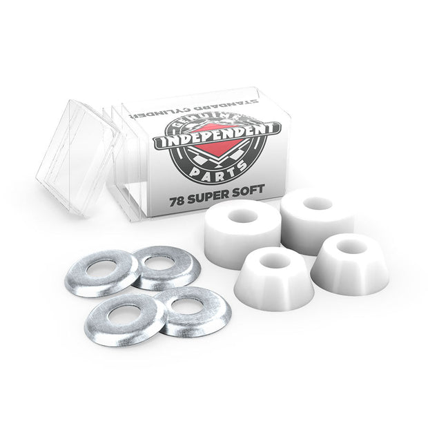 Independent Cylinder Bushings Super Soft 78A White