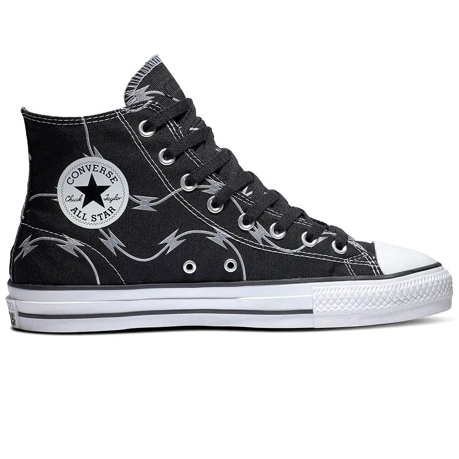 Cons CTAS Pro Hi (Black/Pure Silver/White)