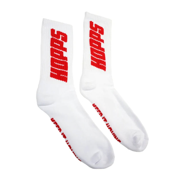 BIGHOPPS socks white/red