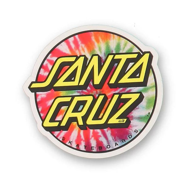 Santa Cruz Tie Dye Dot Sticker