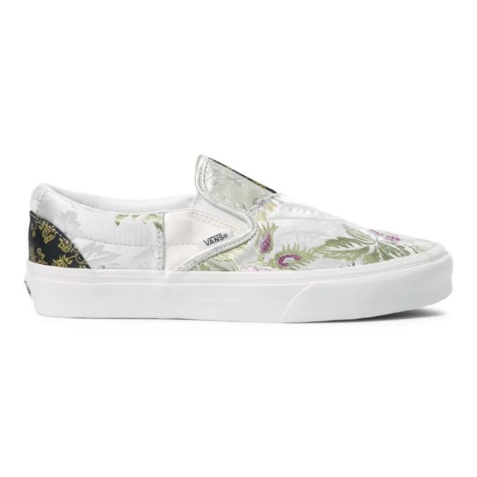 Patchwork slip on vans best sale