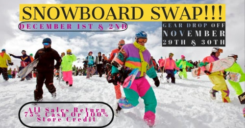 Kinetic's Annual Snowboard Swap