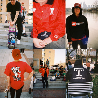 JSP Collab with Temple University and Standard Issue Tees