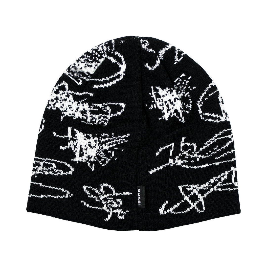 Quasi Lascaux Beanie (Black/White)