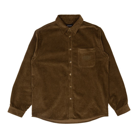 Bronze 56k Corduroy Button Up Jacket (Olive)