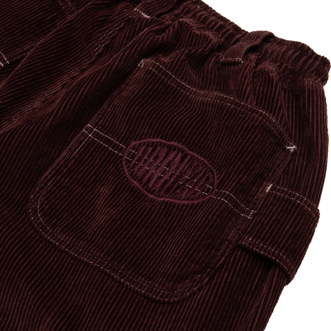 Bronze 56k Corduroy Relaxed Pants (Burgundy)