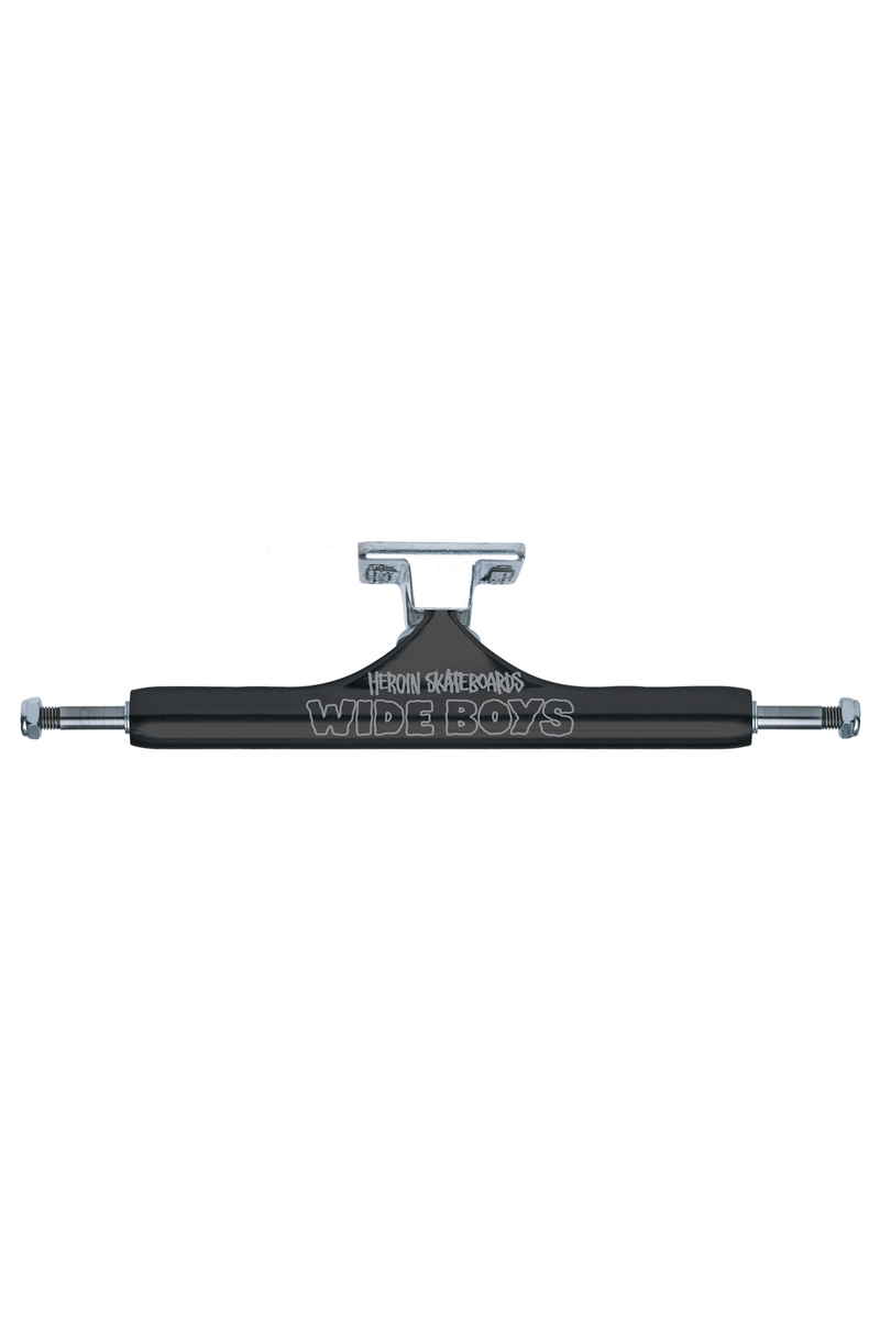 Slappy ST1 Hollow Wide Boy Trucks (Black/Laser Etch)