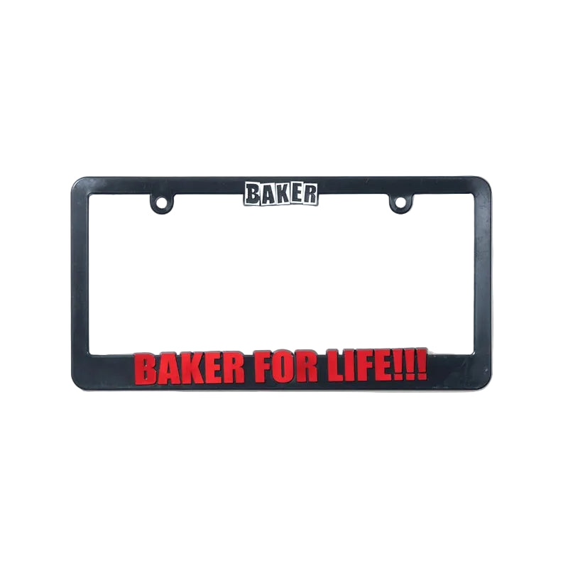 Baker For Life License Plate