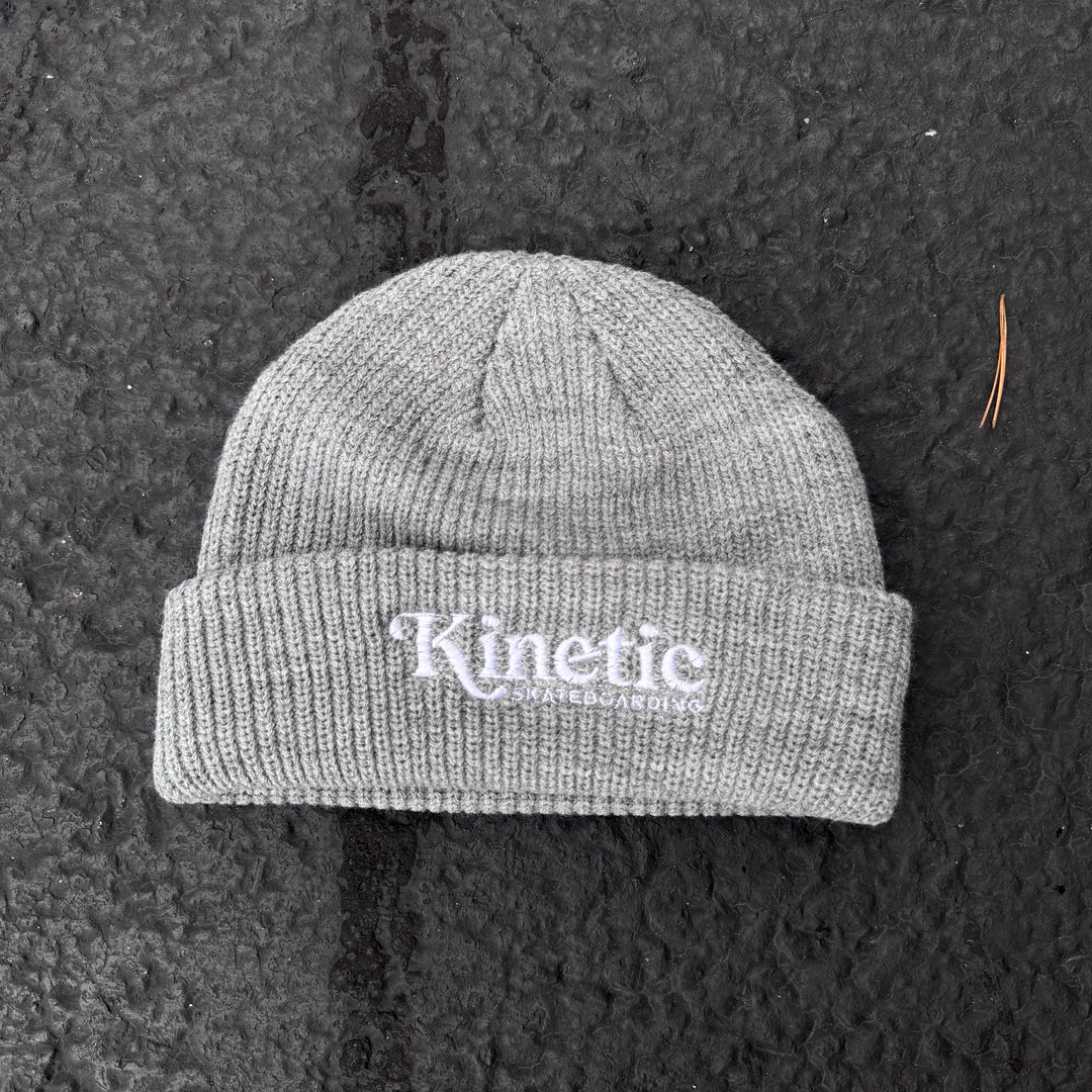 Kinetic Logo Cuff Beanie (Grey)