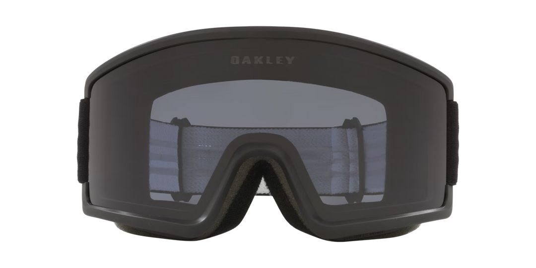 Oakley Target Line L Snow Goggles (Matte Black/Dark Grey)