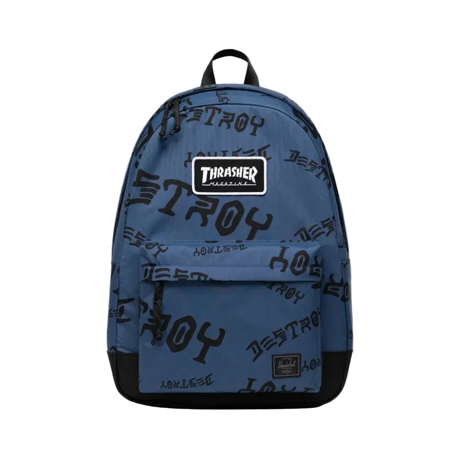 Thrasher x Herschel Skate & Destroy Classic Backpack (Navy)