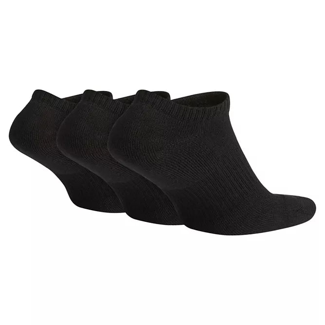 Nike Everyday Plus No Show 3-Pack (Black)