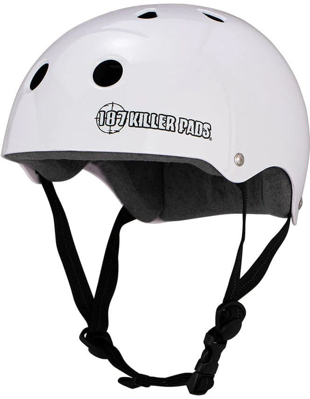 Triple 8 Pro Skate Helmet W/ Sweatsaver Liner (White Gloss)