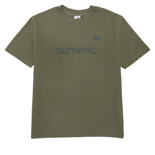 New Balance Numeric Cotton Tee (Dark Olive/Dark Olive)