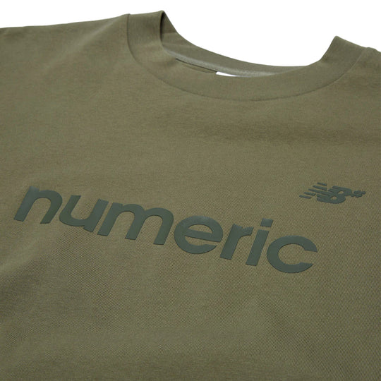 New Balance Numeric Cotton Tee (Dark Olive/Dark Olive)