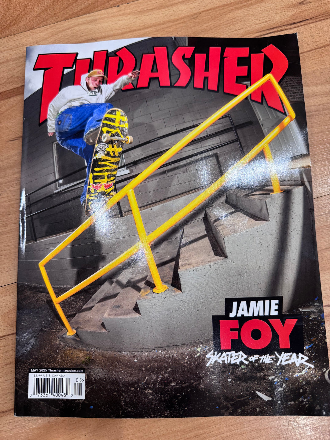 Thrasher Magazine Jamie Foy SOTY Issue #538