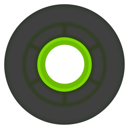 Ricta Clouds Transparent Black/Green 55mm 78A Wheels