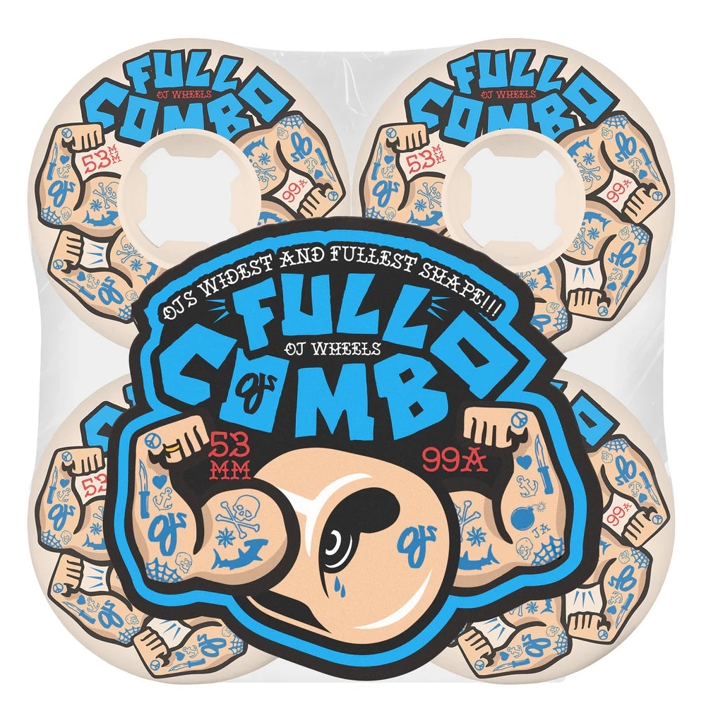 OJ Team Elite Full Combo Wheels 99A (53mm)