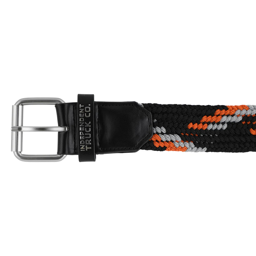 Independent Built To Grind Cord Belt (Black/Orange)