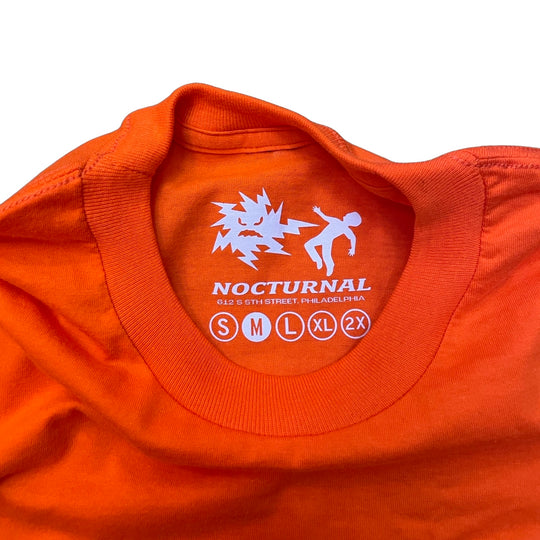 Nocturnal "Safety Pin" Pocket Tee (Safety Orange)