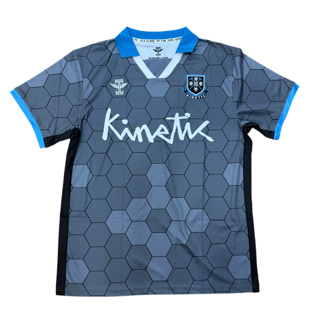 Kinetic Rodney Square Soccer Jersey (Blue/Grey)