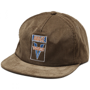 Venture Awake Snapback Hat (Brown Corduroy)