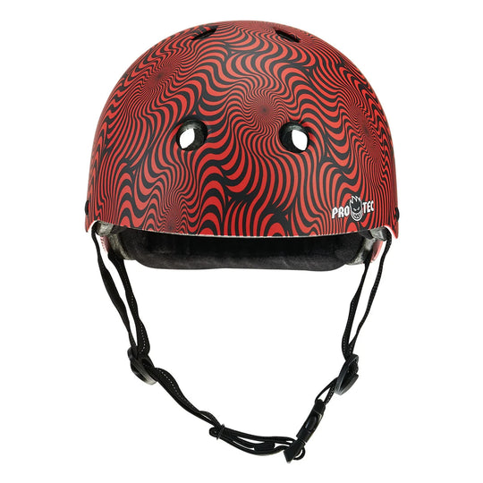 Pro-Tec x Spitfire Low Pro Certified Helmet (Red Swirl)