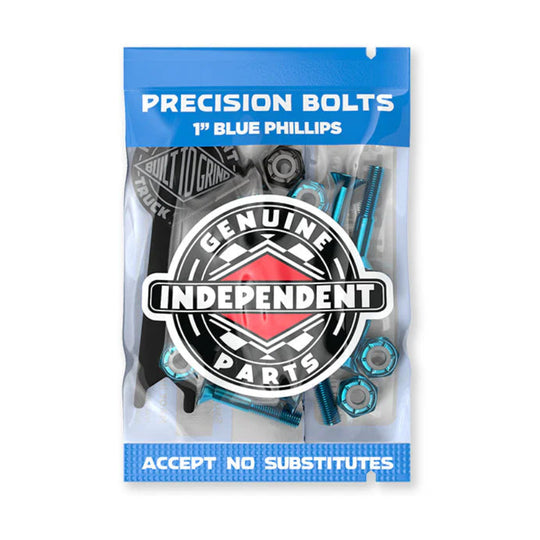 Independent Genuine Parts Hardware 1" Phillips (Blue/ Black)