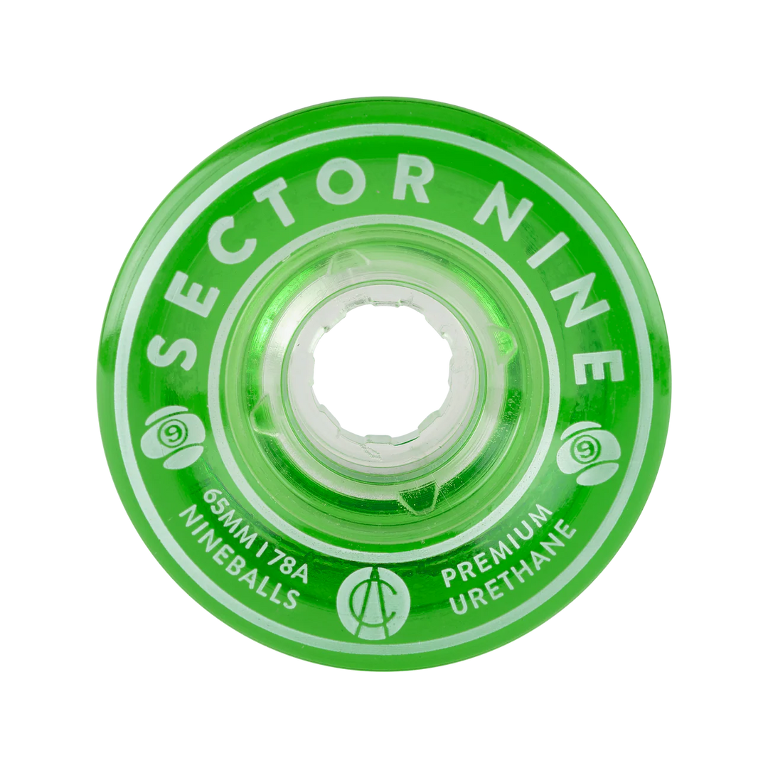 Sector 9 Nineballs Green (65mm 78A)