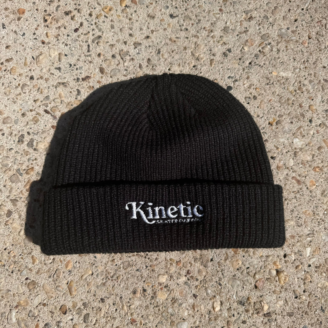 Kinetic Logo Cuff Beanie (Black)