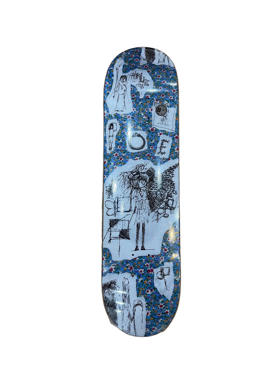 There Poe Flowerz Deck (8.125")