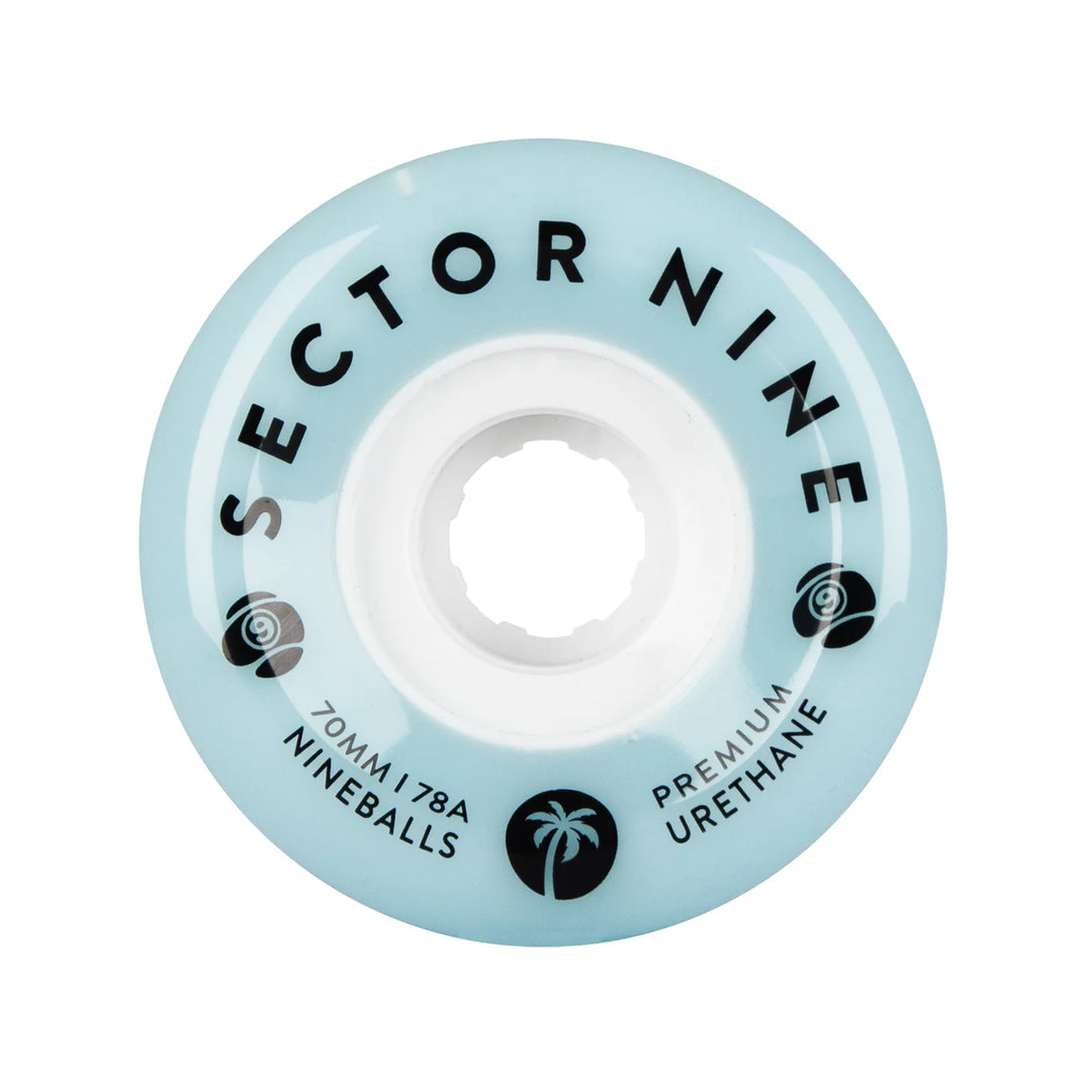 Sector 9 Nineball Powder Blue Wheels (70mm 78A)