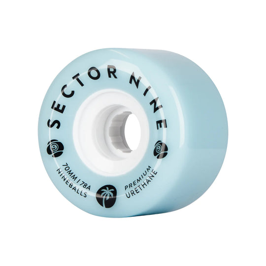 Sector 9 Nineball Powder Blue Wheels (70mm 78A)