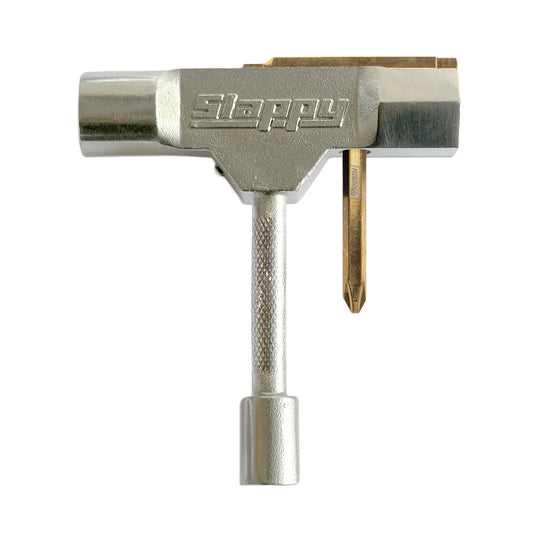 Slappy ST1 Skate Tool W/Bearing Press and Rethreader (Silver)