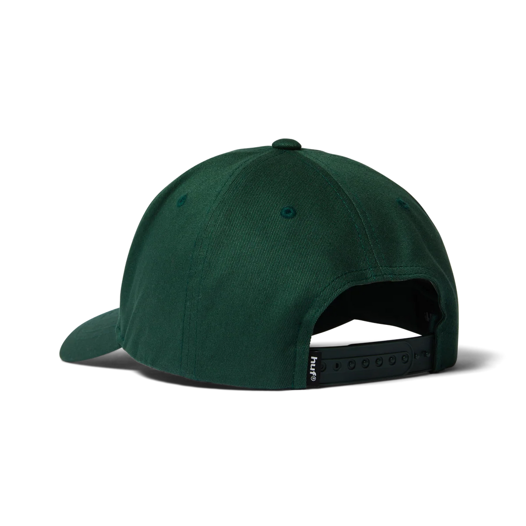 Huf 89 Oval 5 Panel Snapback Hat (Forest Green)