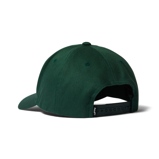 Huf 89 Oval 5 Panel Snapback Hat (Forest Green)