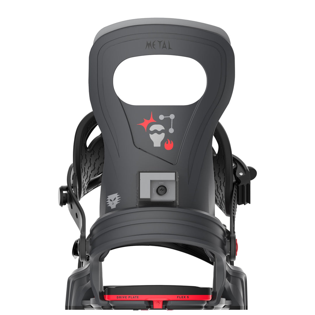 Bent Metal Joint Bindings 2026 (Grey)