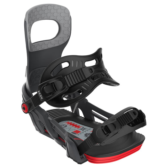 Bent Metal Joint Bindings 2026 (Grey)