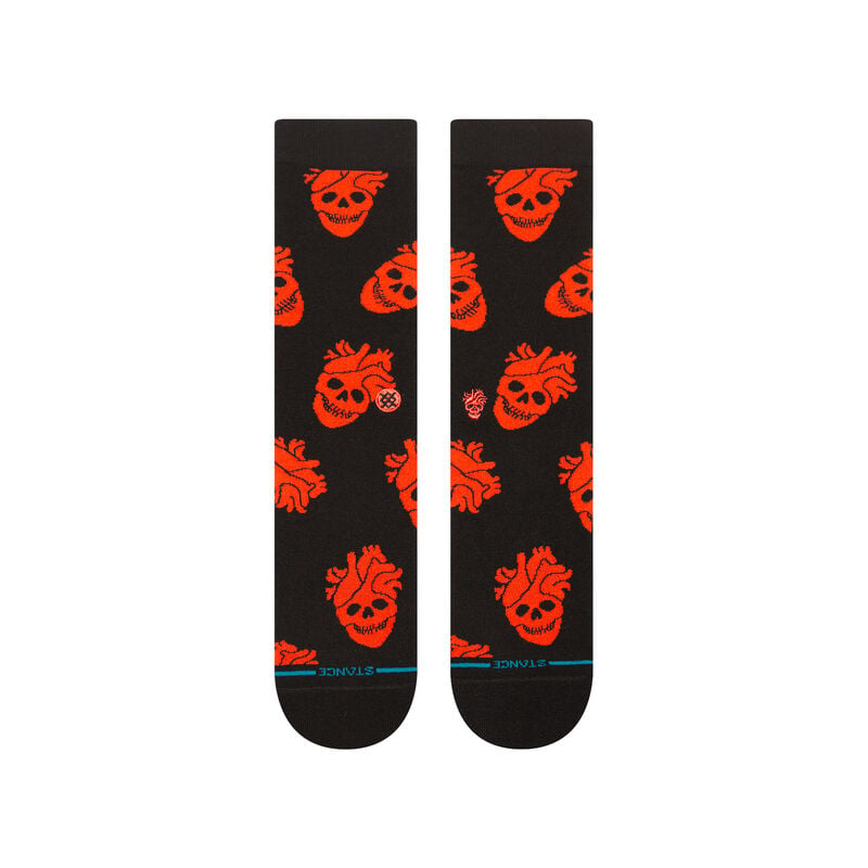 Stance x Strange Love Fallin In Skull Crew Sock (Large)