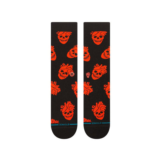 Stance x Strange Love Fallin In Skull Crew Sock (Large)