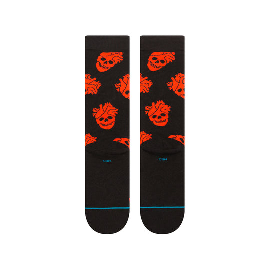 Stance x Strange Love Fallin In Skull Crew Sock (Large)