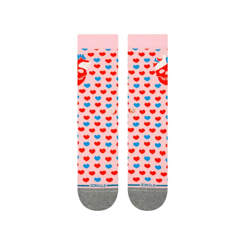 Stance x Strange Love Hearted Crew Sock (Large)