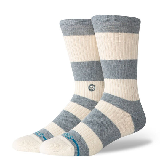 Stance Fred Denim Crew Socks (Blue/Cream)