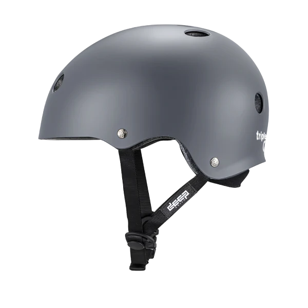 Triple 8 Deep Cover Helmet (Gray/Matte)