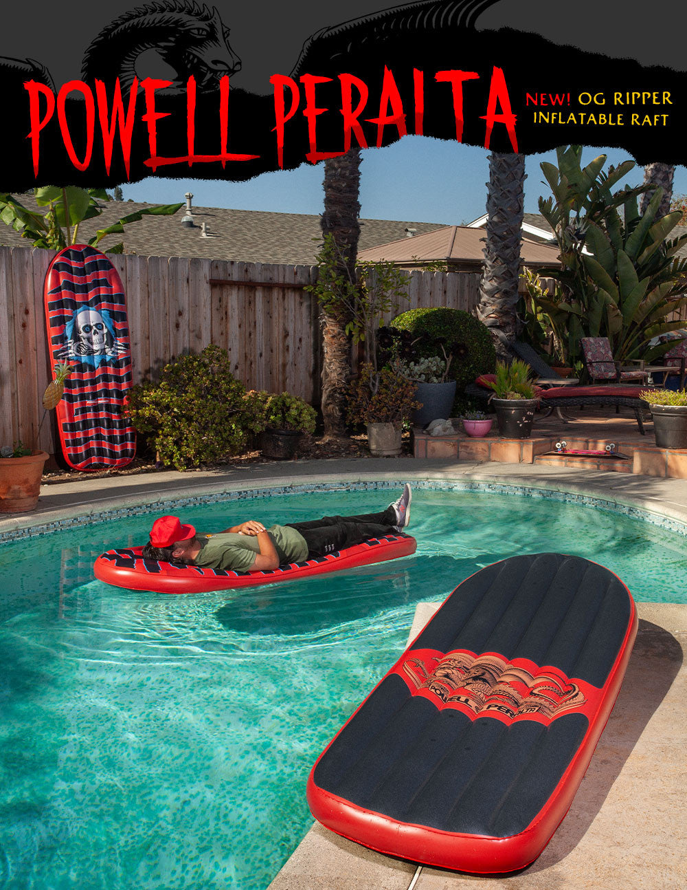 Powell Peralta Ripper Raft (Red)