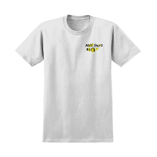 Anti Hero Expressions Bongo T-Shirt (White)